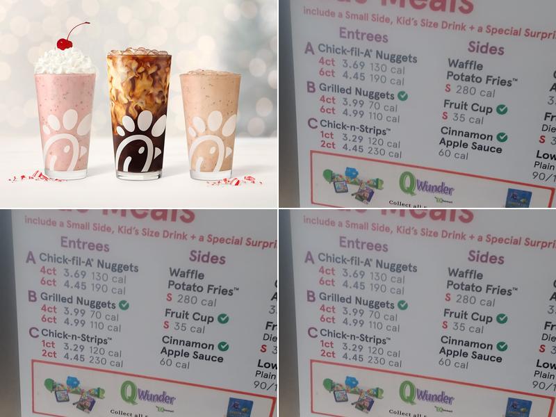 Chick-fil-A Menu