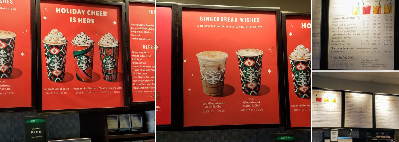 Starbucks Menu