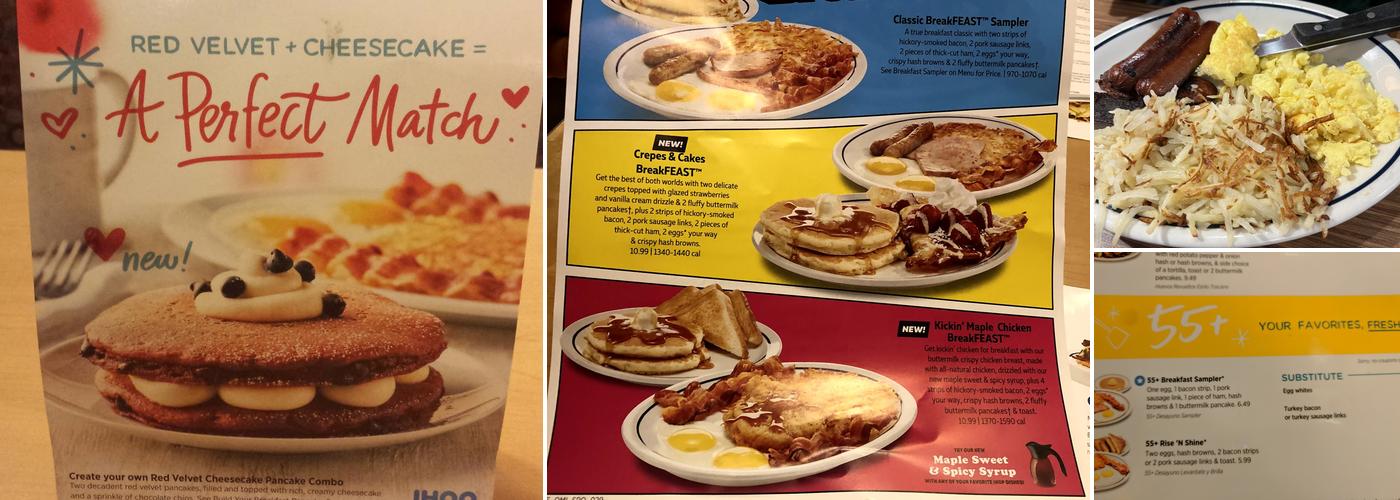 IHOP Menu