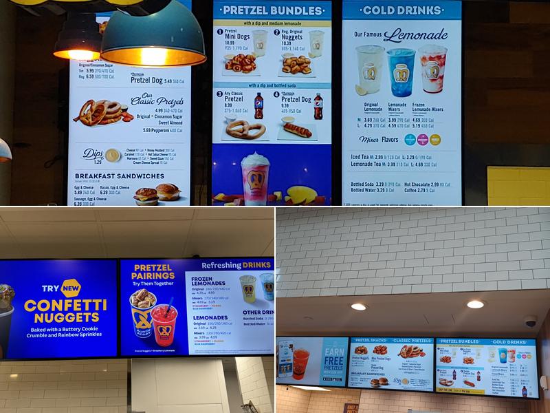 Auntie Anne's Menu
