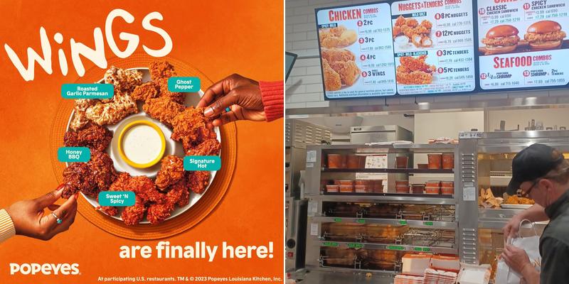 Popeyes Louisiana Kitchen Menu