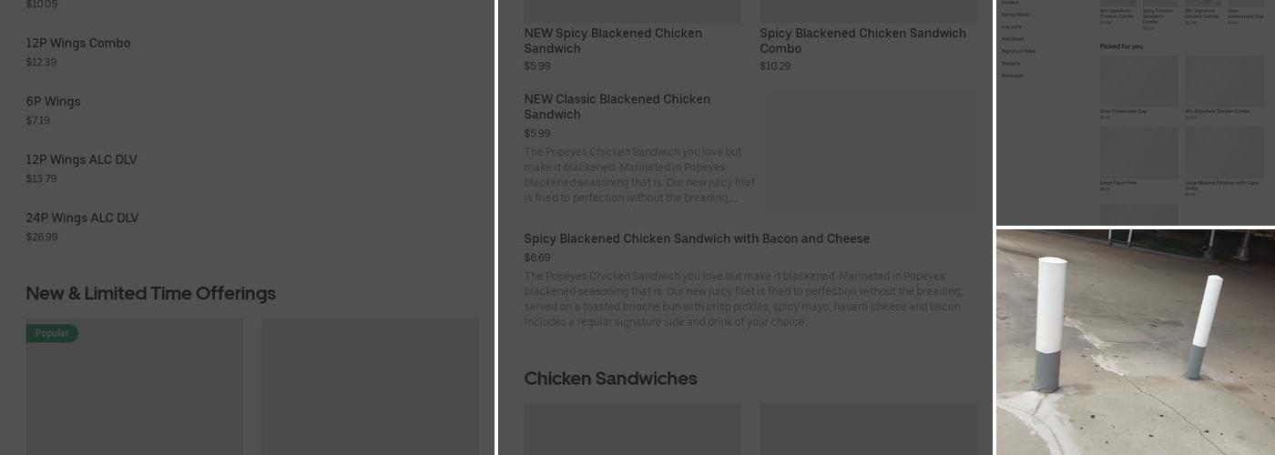 Popeyes Louisiana Kitchen Menu