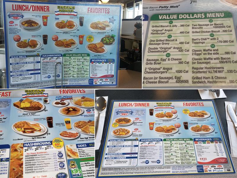 Waffle House Menu