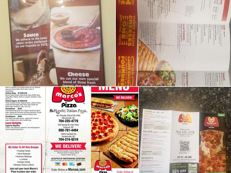 Marco's Pizza Menu