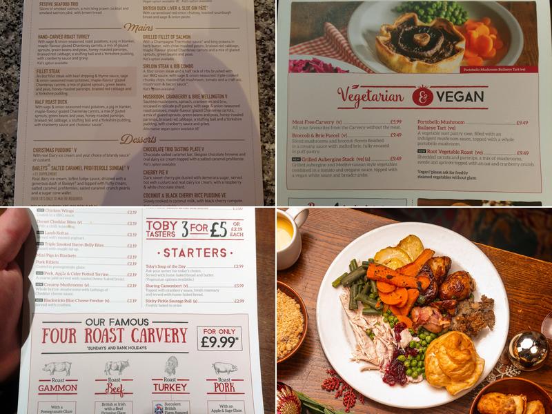 Toby Carvery Metrocentre Menu