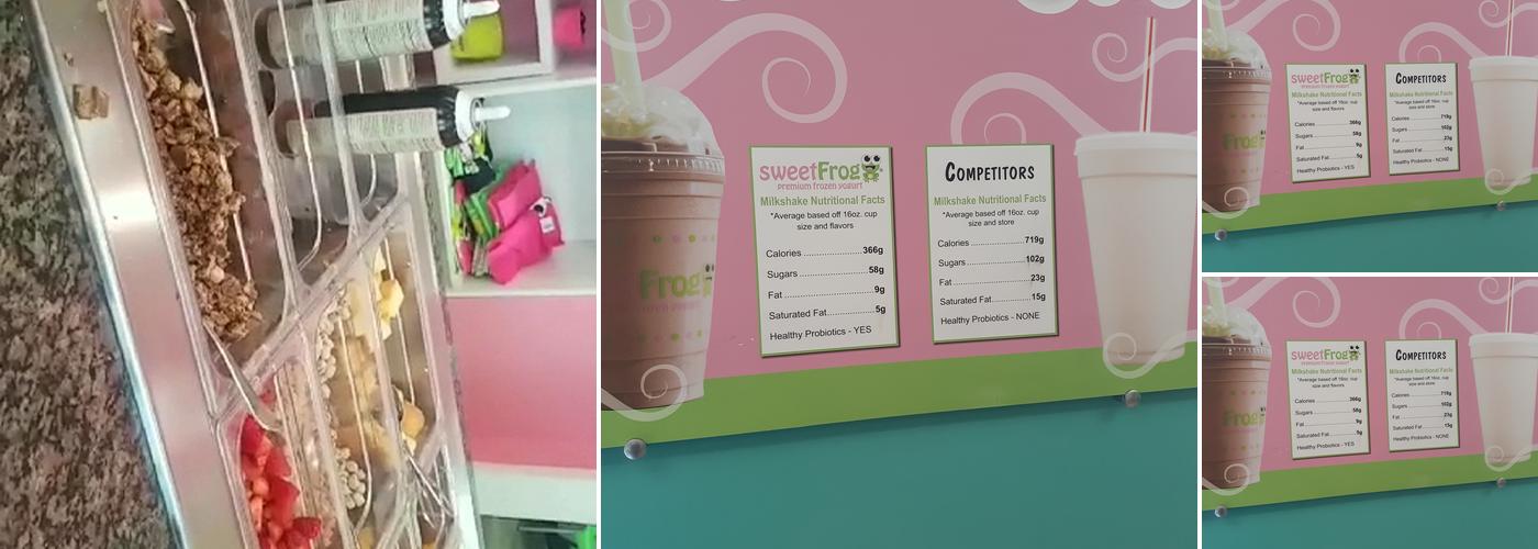 sweetFrog Menu