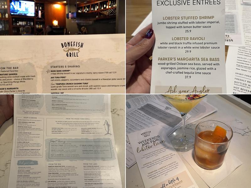 Bonefish Grill Menu