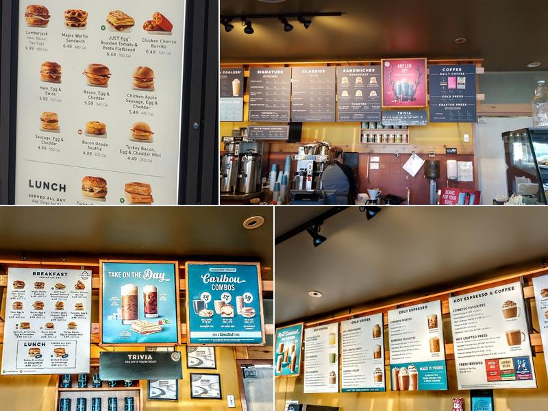 Caribou Coffee Menu