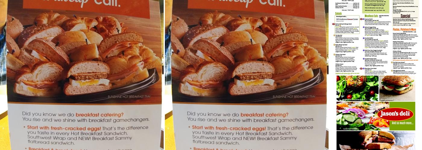 Jason's Deli Menu