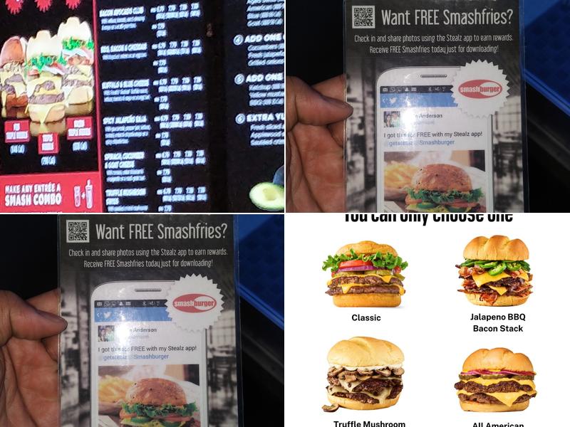 Smashburger Menu
