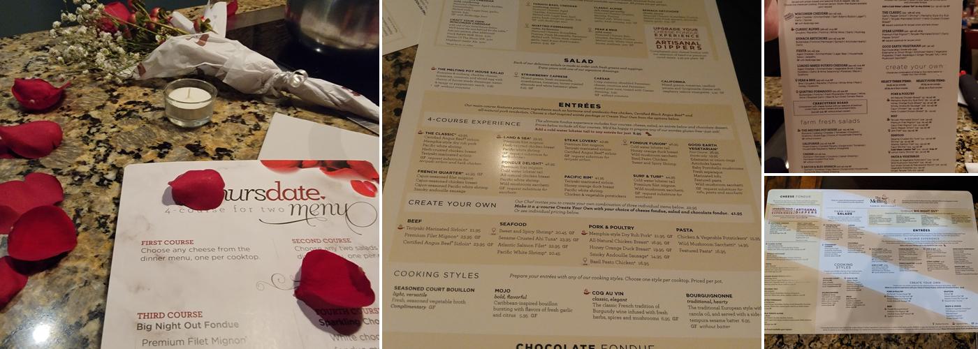 The Melting Pot Menu