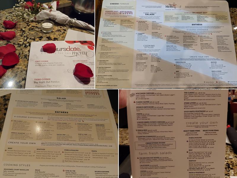 The Melting Pot Menu