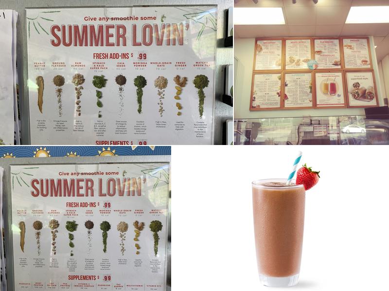 Tropical Smoothie Cafe Menu