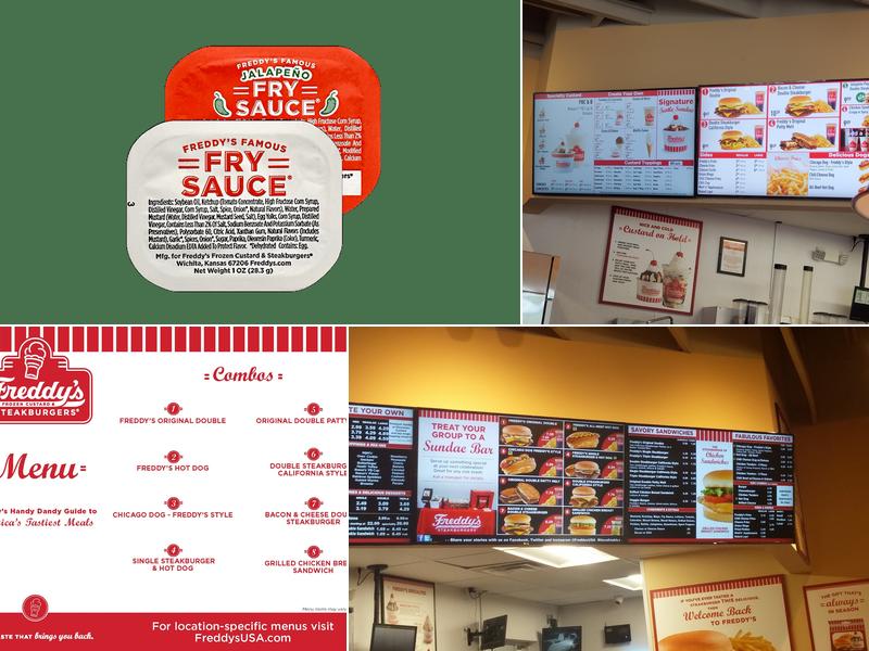 Freddy's Frozen Custard & Steakburgers Menu