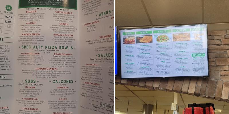 Marco's Pizza Menu