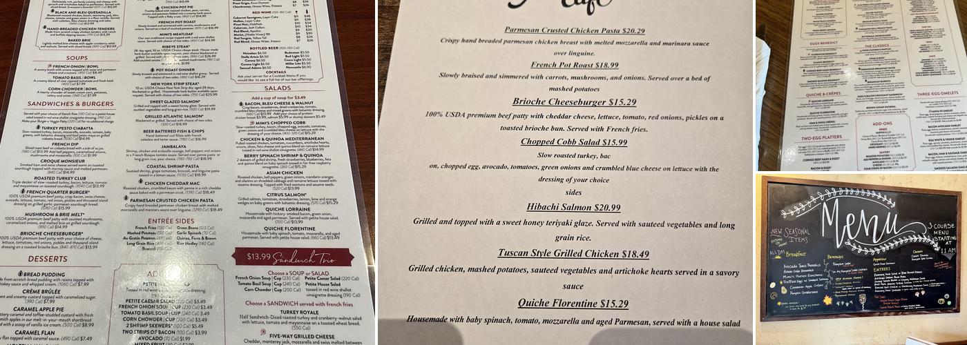 Mimi's Cafe Menu