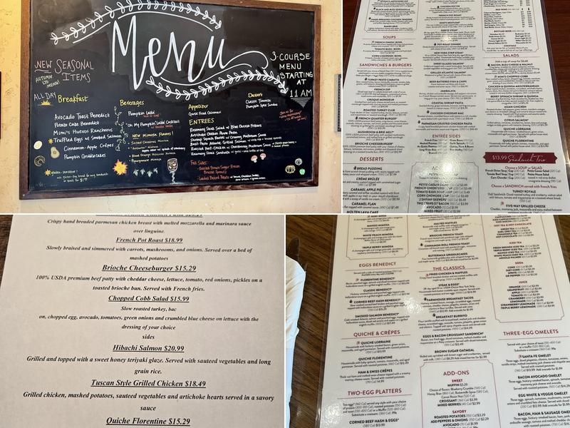Mimi's Cafe Menu