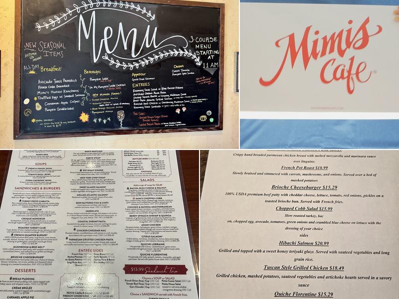 Mimi's Cafe Menu