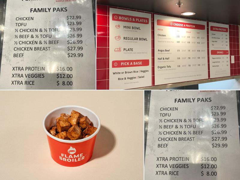 Flame Broiler Menu