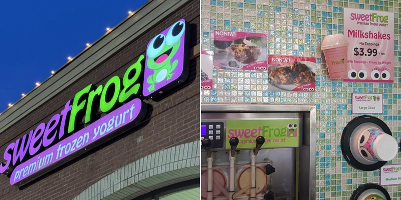 sweetFrog Menu
