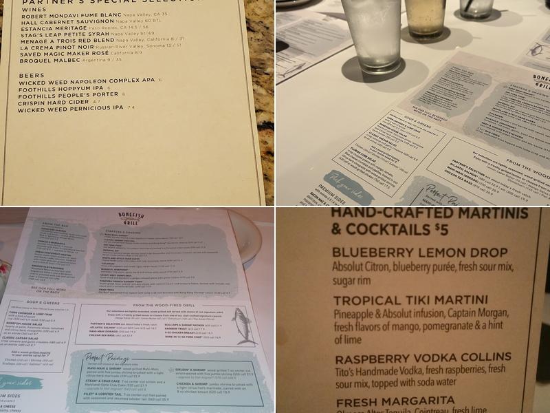 Bonefish Grill Menu