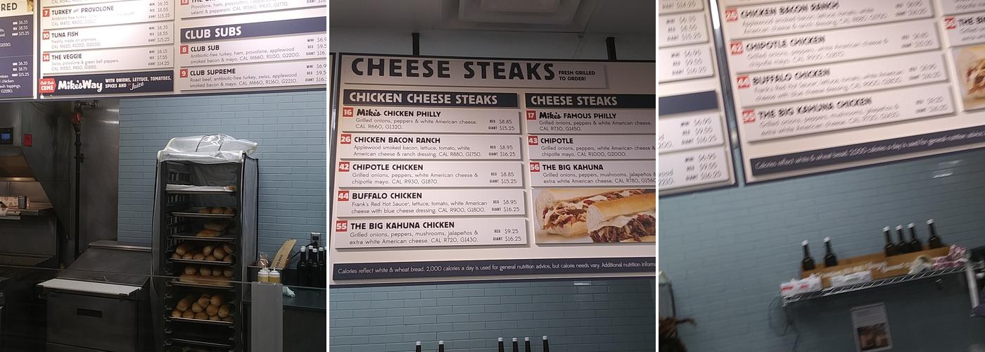 Jersey Mike's Subs Menu