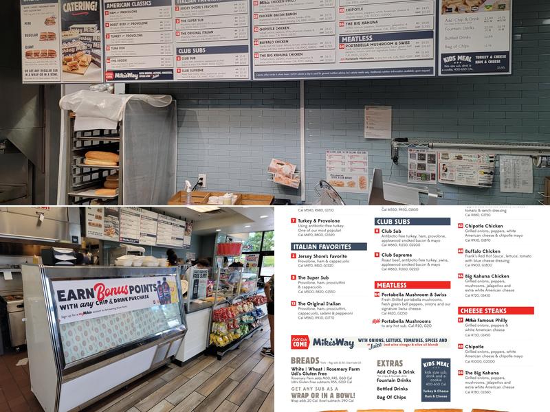 Jersey Mike's Subs Menu