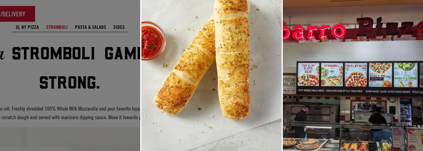 Sbarro Menu