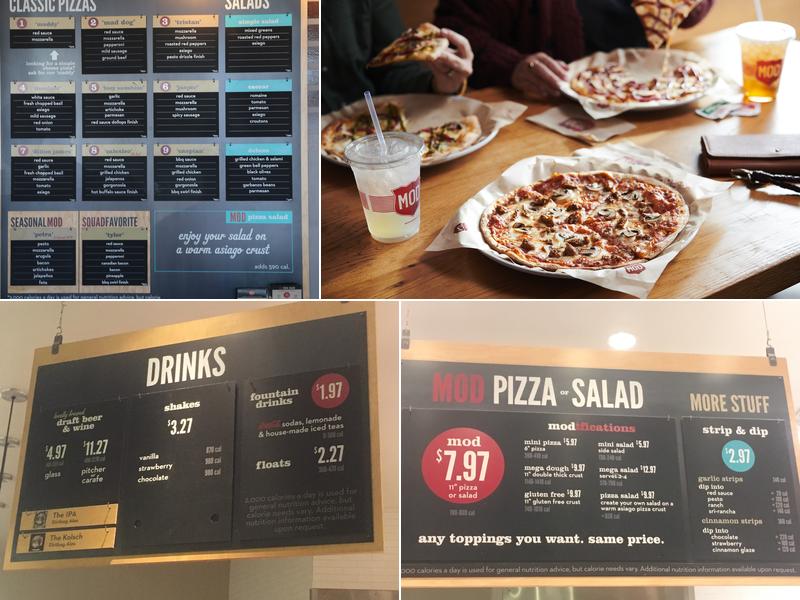 MOD Pizza Menu