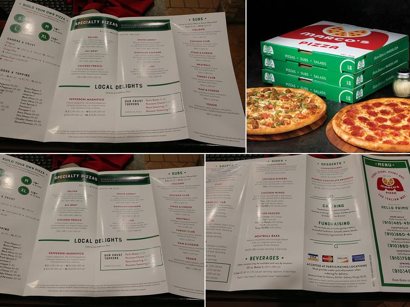 Marco's Pizza Menu