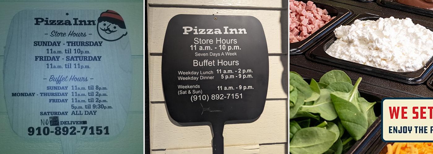 Pizza Inn Menu