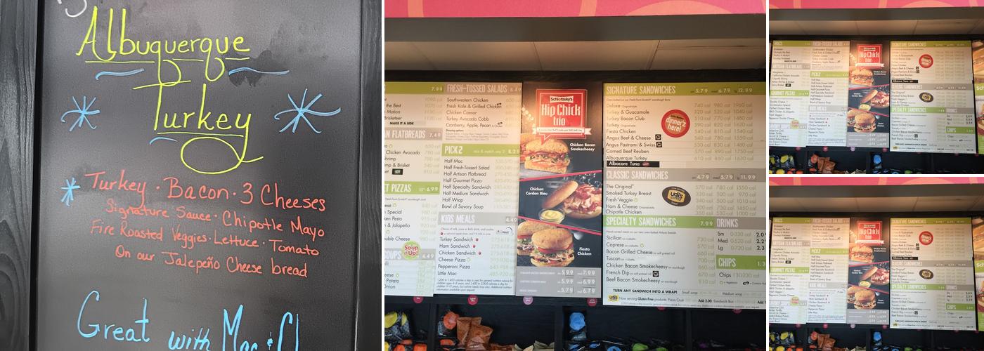 Schlotzsky's Menu
