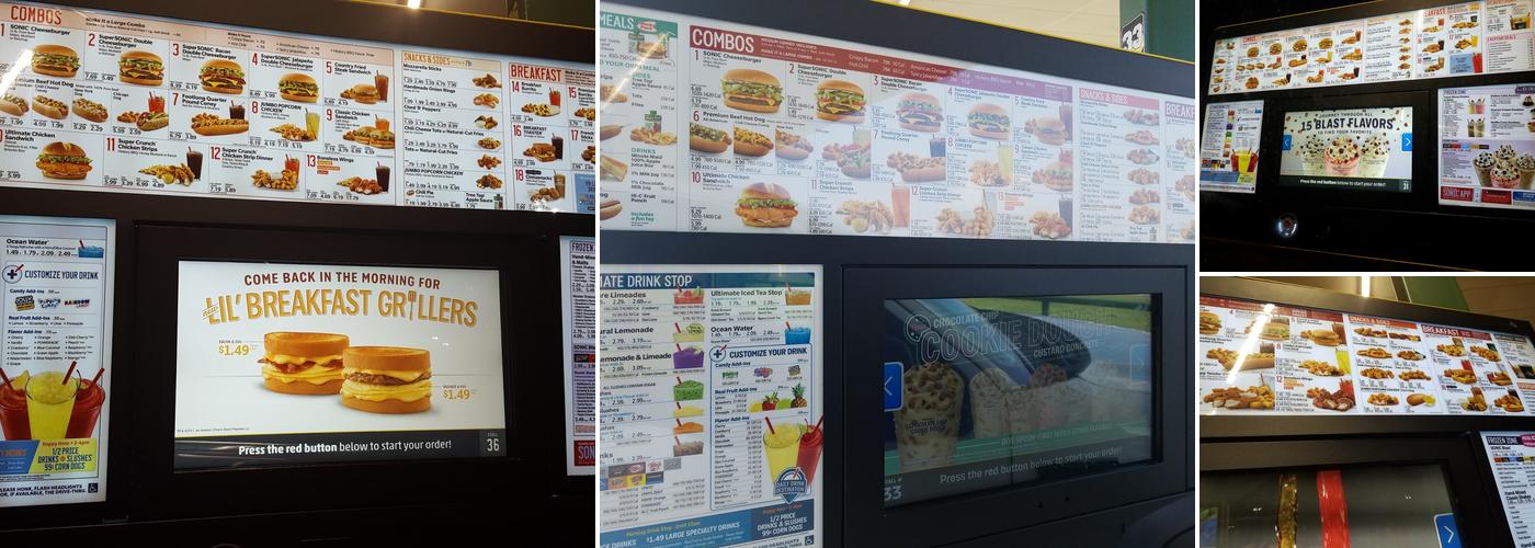 Sonic Drive-In Menu
