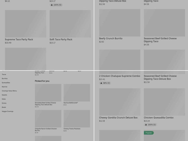 Taco Bell Menu
