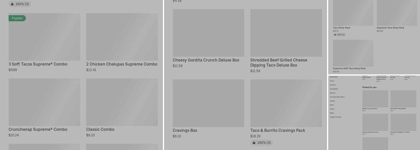 Taco Bell Menu