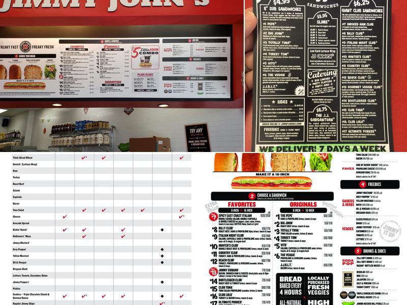 Jimmy John's Menu