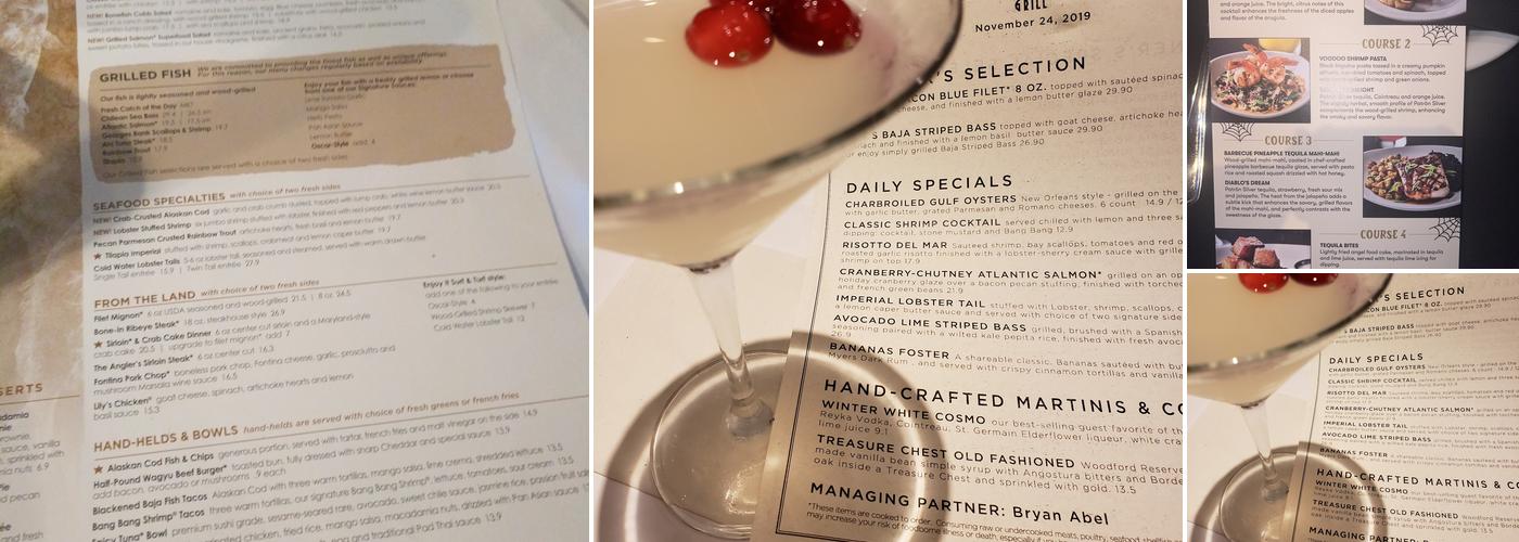 Bonefish Grill Menu