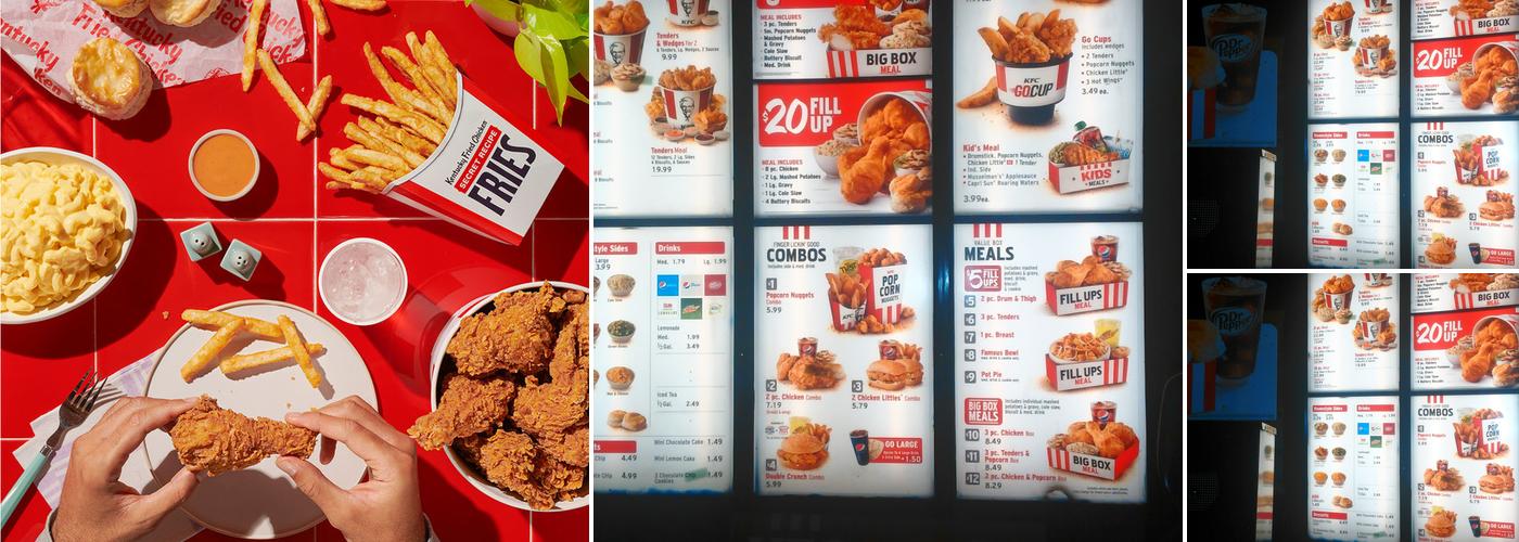KFC Menu