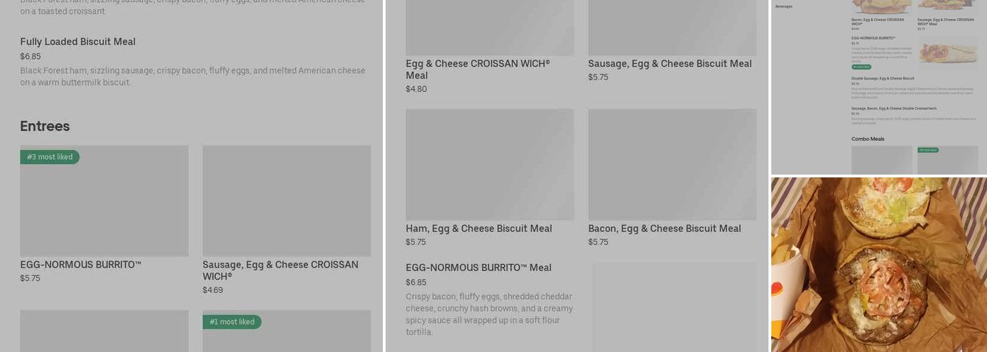 Burger King Menu