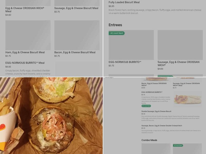 Burger King Menu