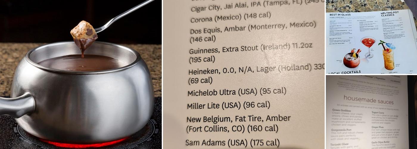 Melting Pot Menu