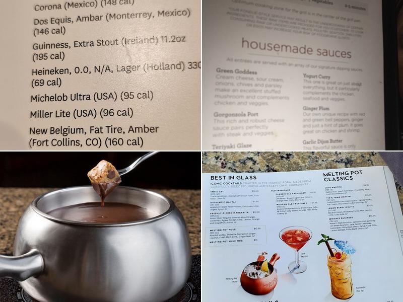 Melting Pot Menu