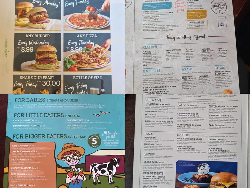 The Willow Tree Menu