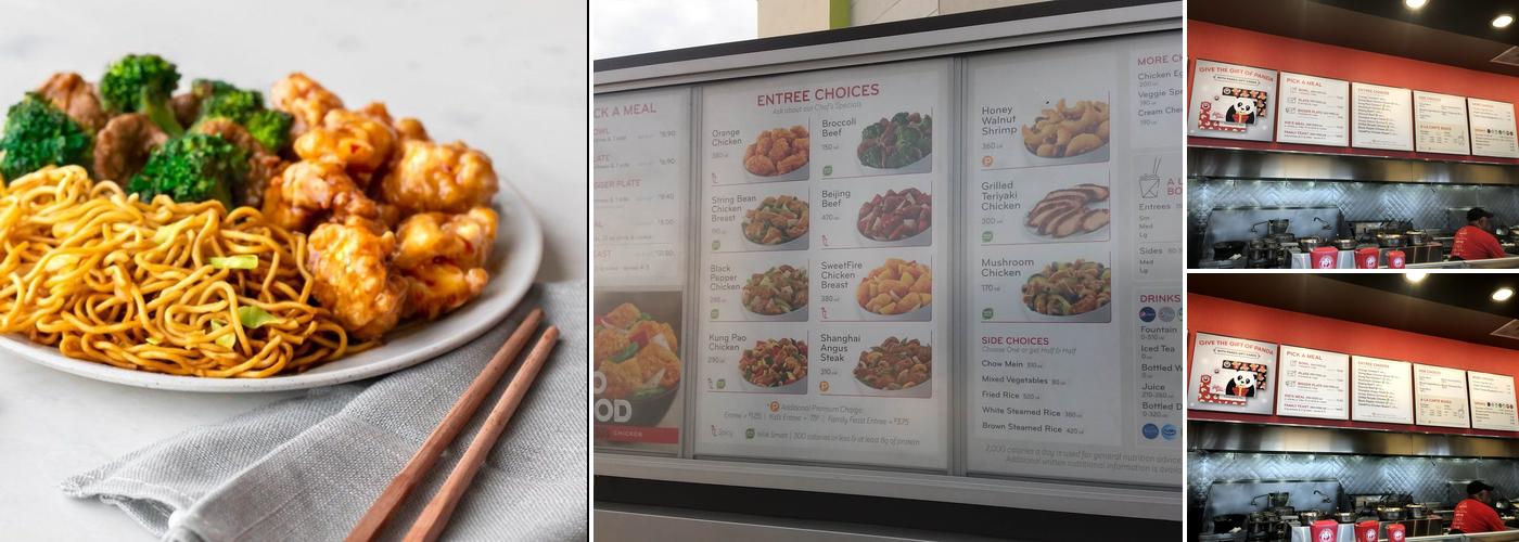Panda Express Menu