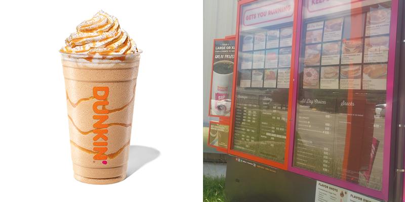 Dunkin' Menu