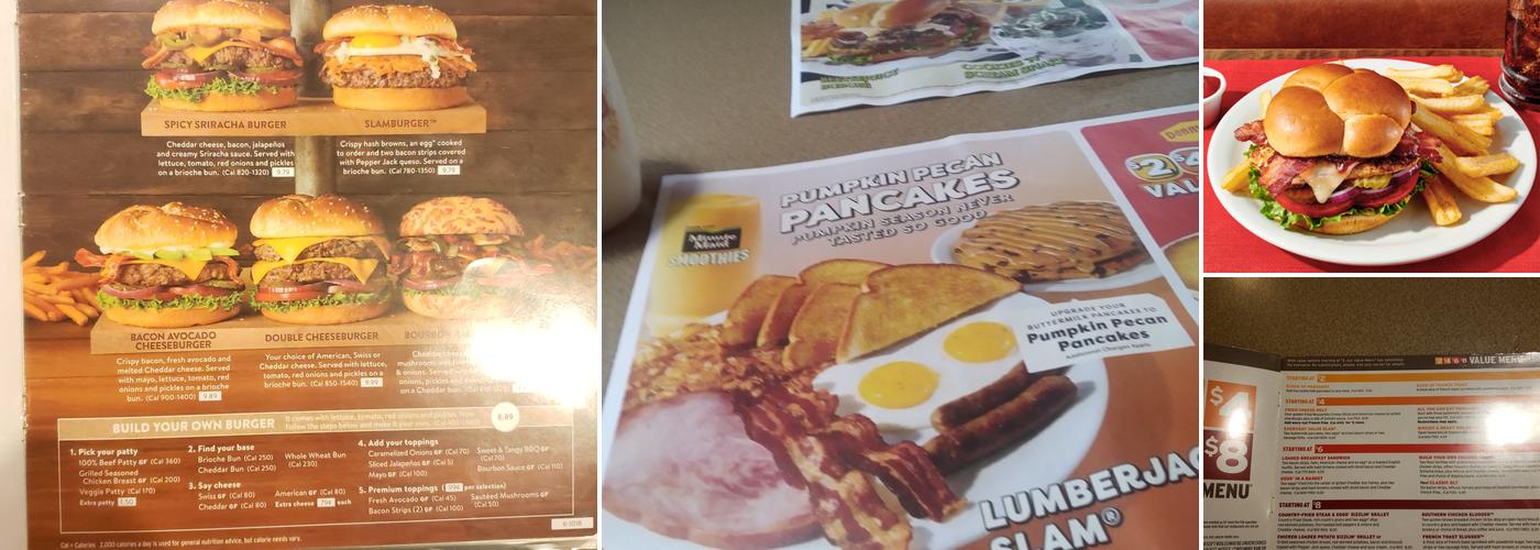Denny's Menu