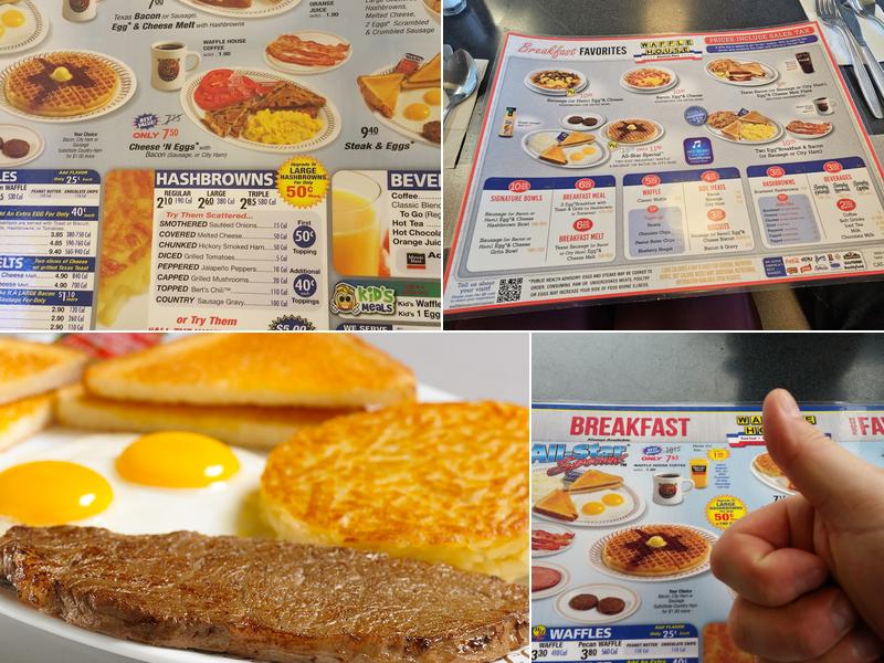 Waffle House Menu