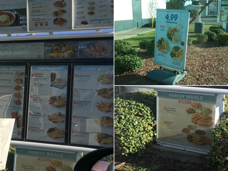 Captain D's Menu