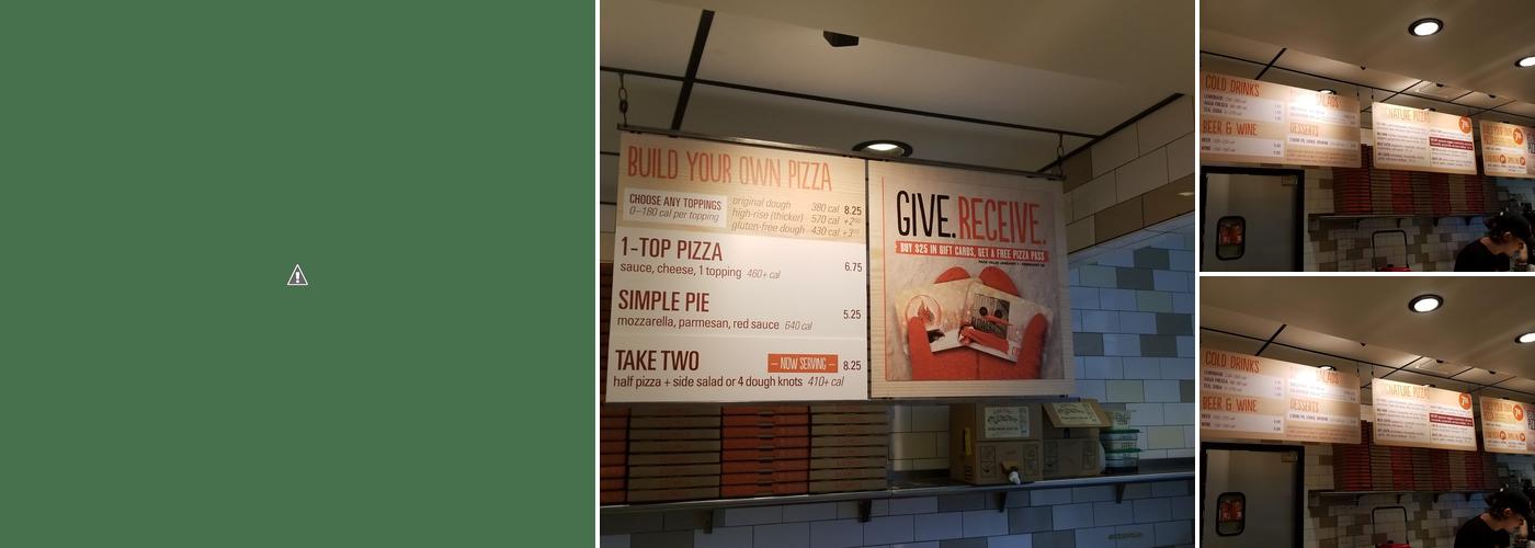 Blaze Pizza Menu