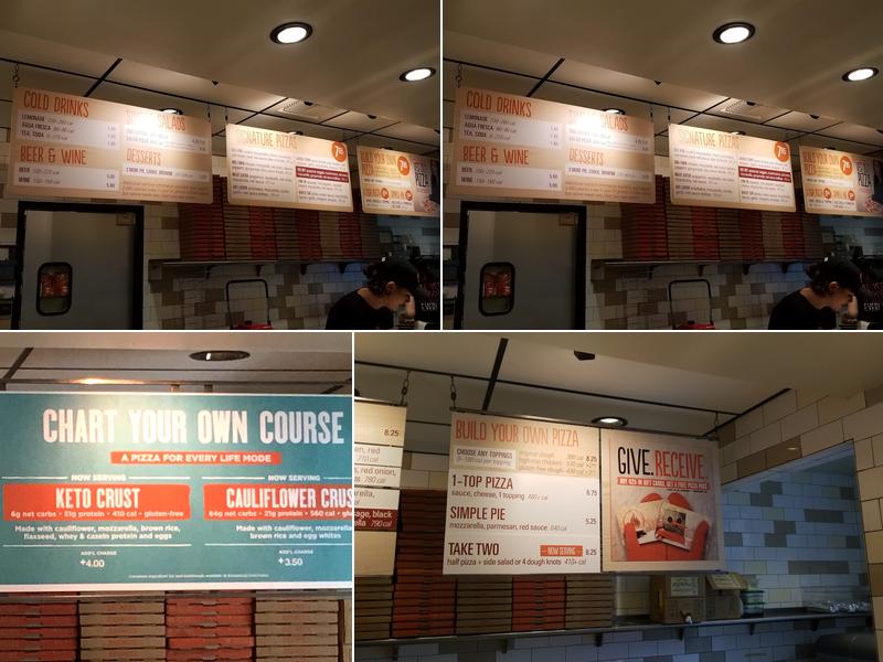 Blaze Pizza Menu